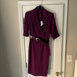 Elegant Purple Women's Dress